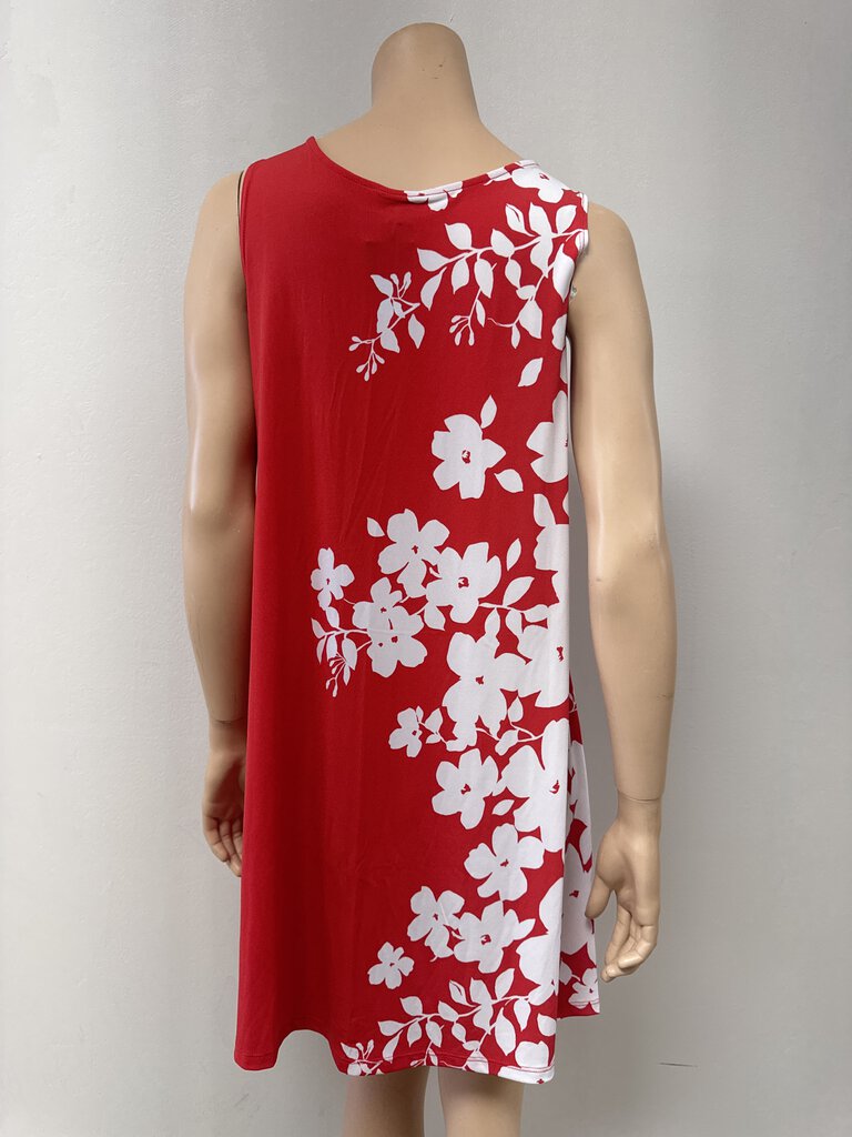 Clara Sun Woo Red and White Floral Dress NWT