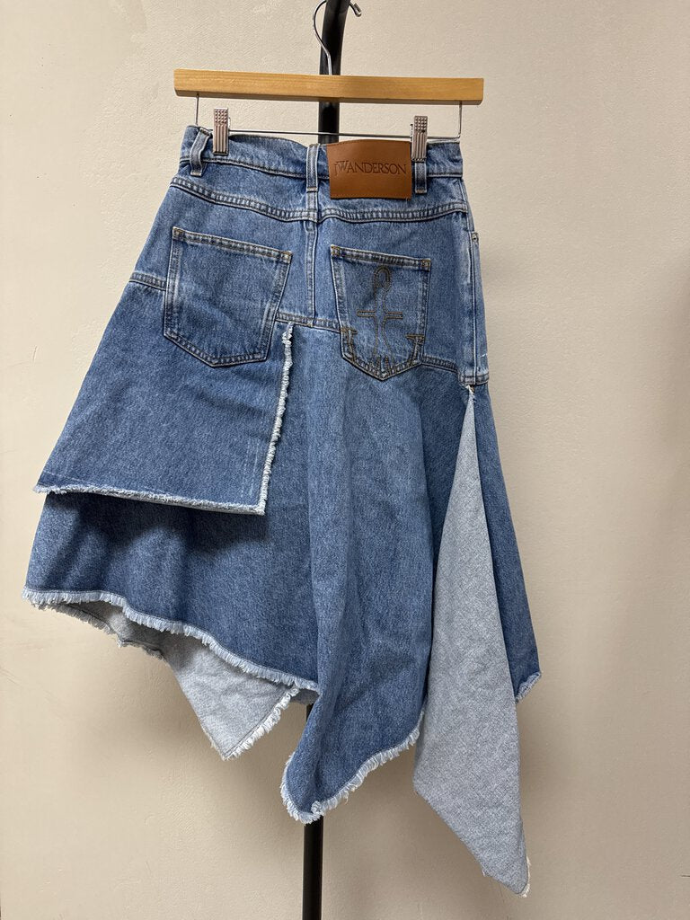 JW Anderson Rufle Denim Skirt