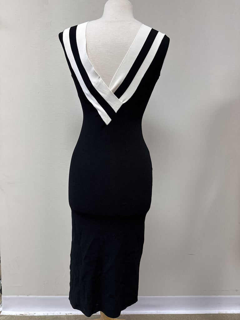 rag & bone Black and White Knit Dress