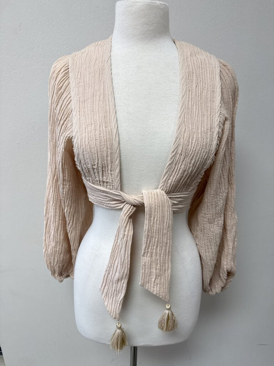 Zimmermann Blush Wrap Top