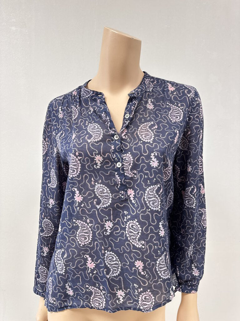 Etoile Purple Printed Blouse