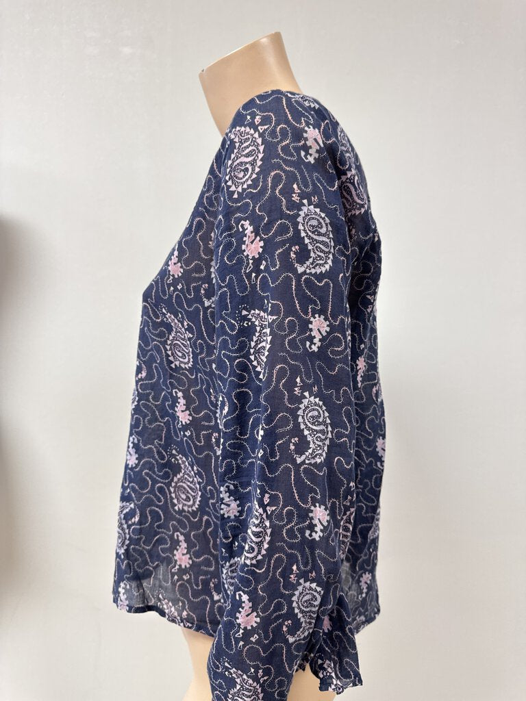 Etoile Purple Printed Blouse