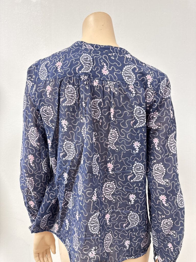 Etoile Purple Printed Blouse