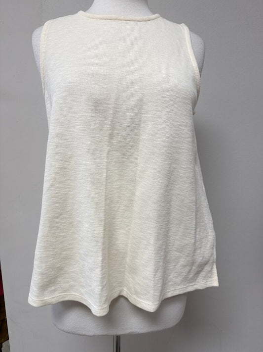 Eileen Fisher Ivory Knit Shell