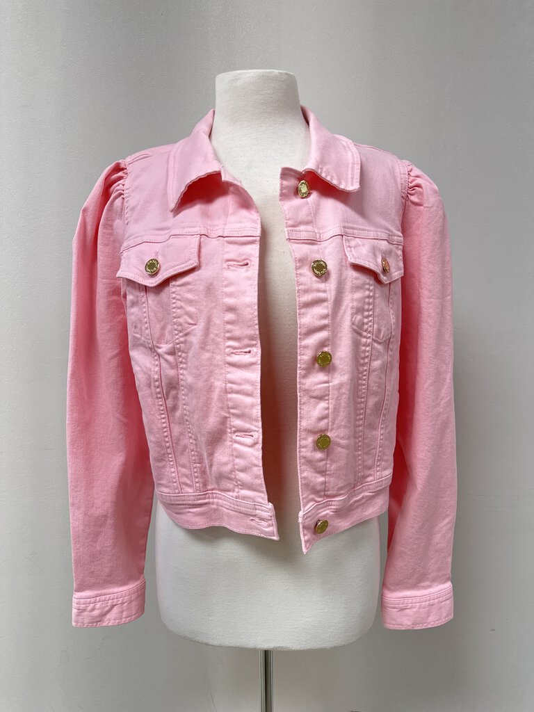 Lilly Pulitzer Pink Denim Jacket NWT