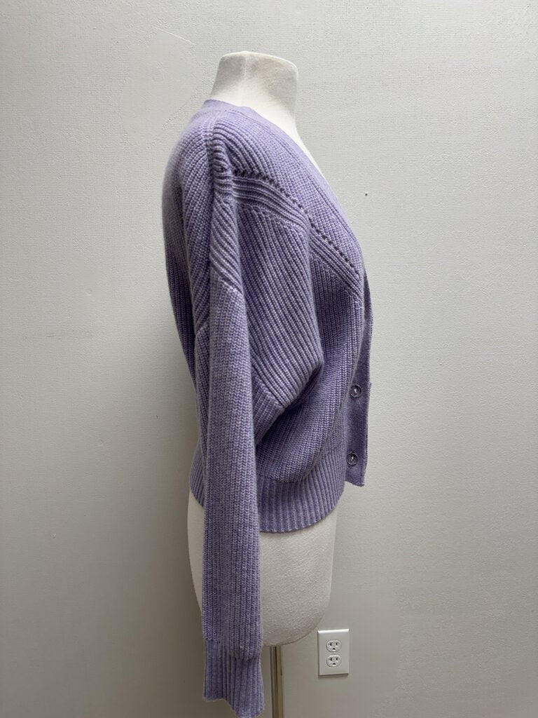 Cult Gaia Purple Cardigan