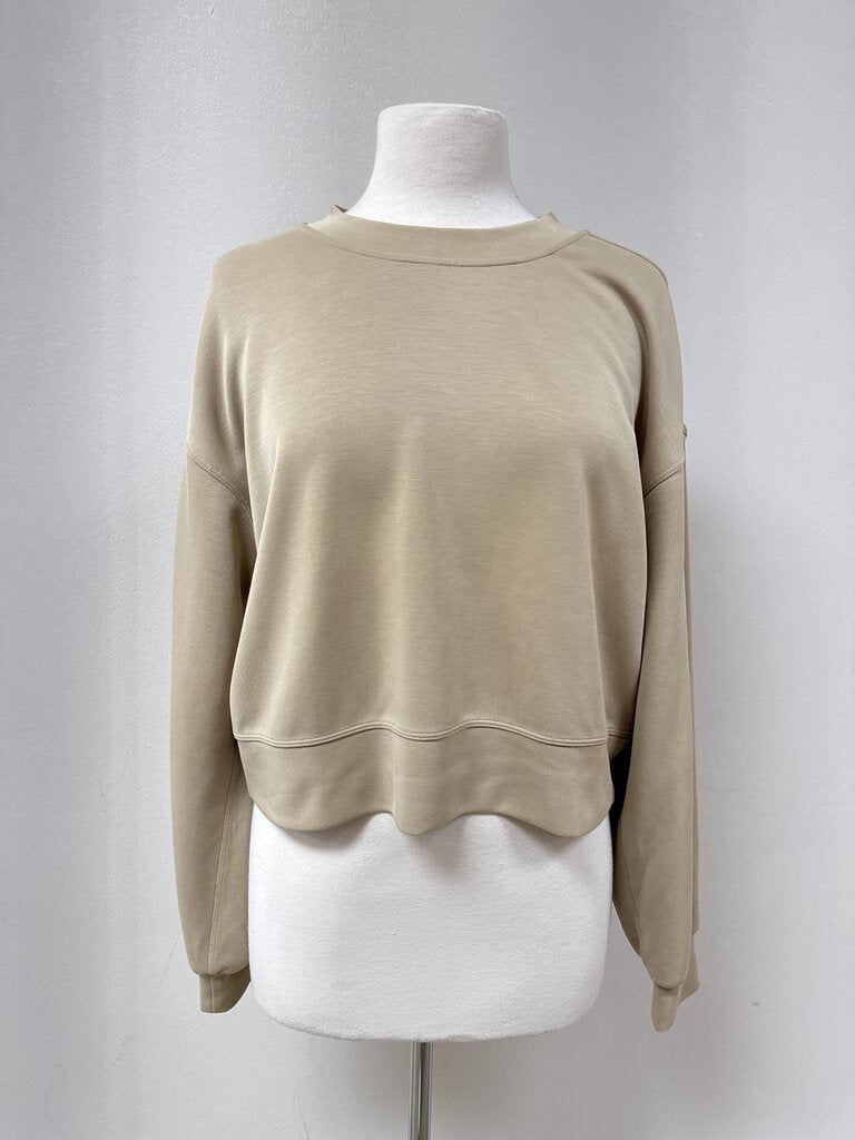 Lululemon Tan Cropped Sweatshirt