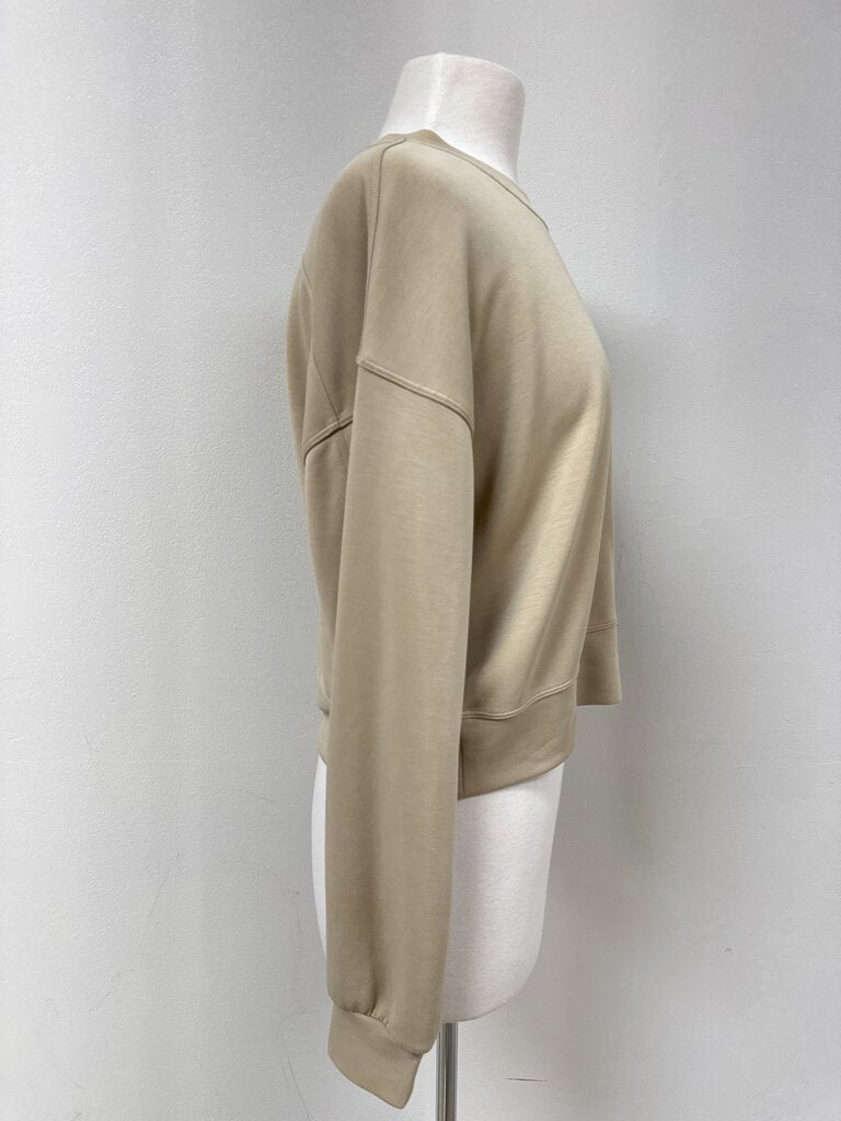 Lululemon Tan Cropped Sweatshirt