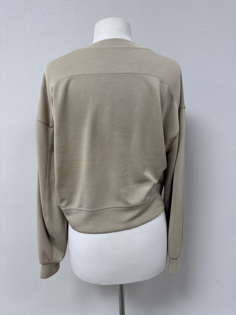 Lululemon Tan Cropped Sweatshirt