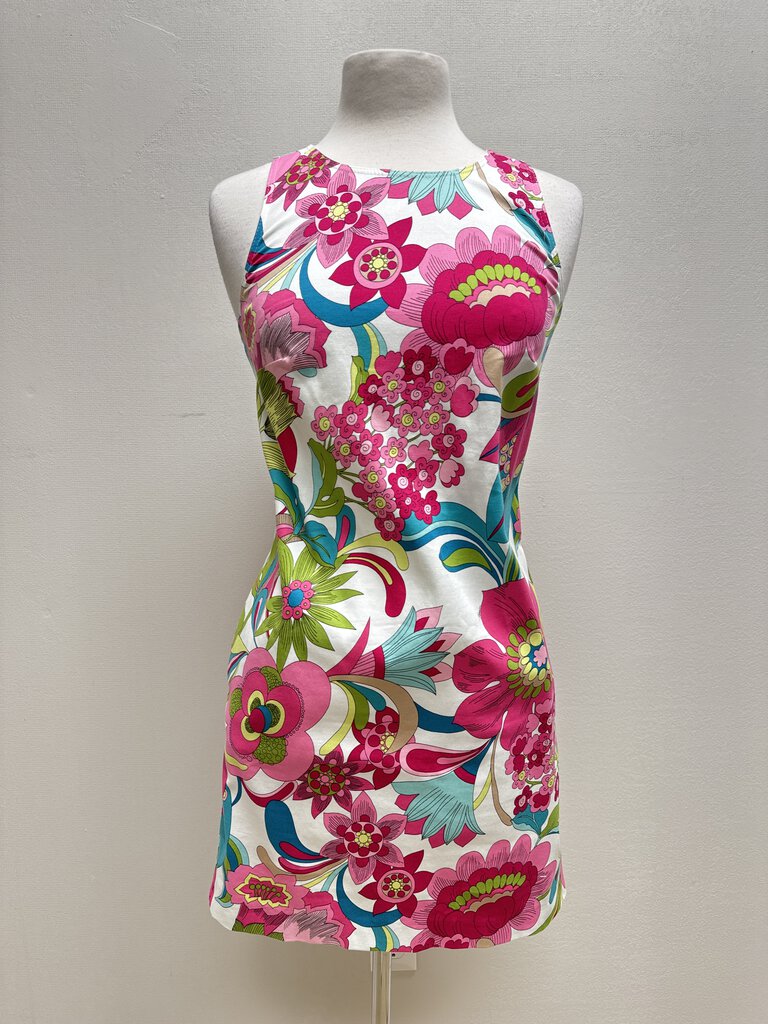 Trina Turk Pink Floral Sheath Dress