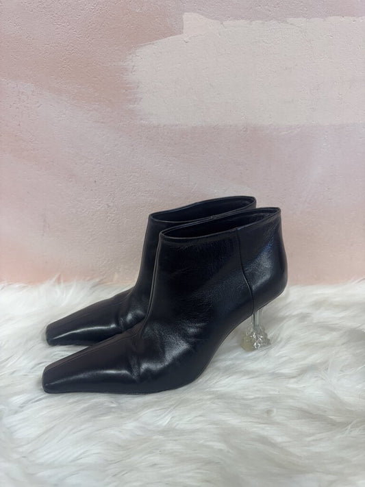 Celine Black Crystal Heel Bootie