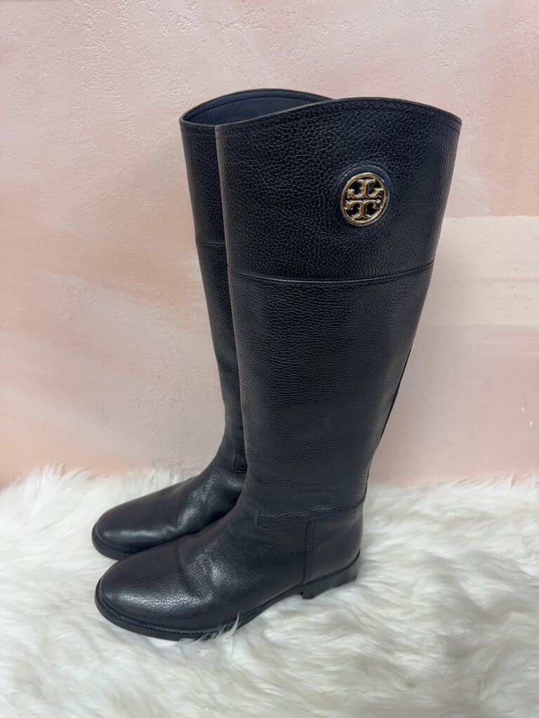 Tory Burch Leather Riding Boot