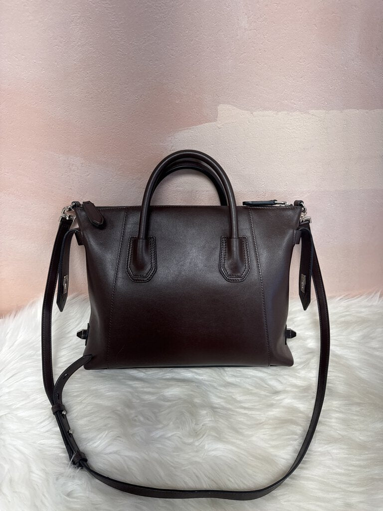 Givenchy Brown Leather Antigona Shoulder Bag