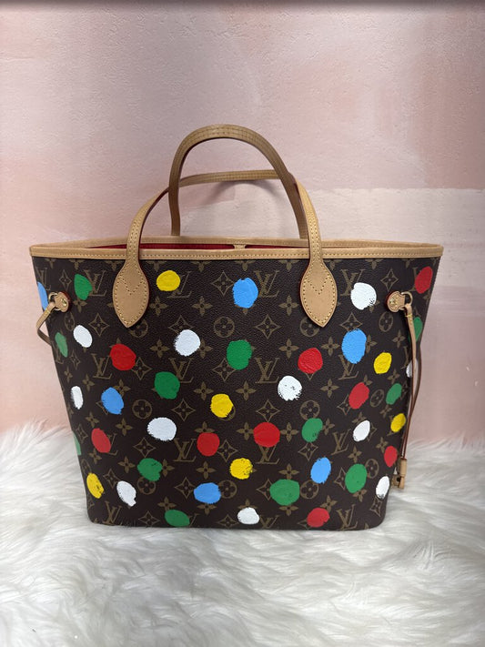 Louis Vuitton Yayoi Kusama Painted Neverful MM