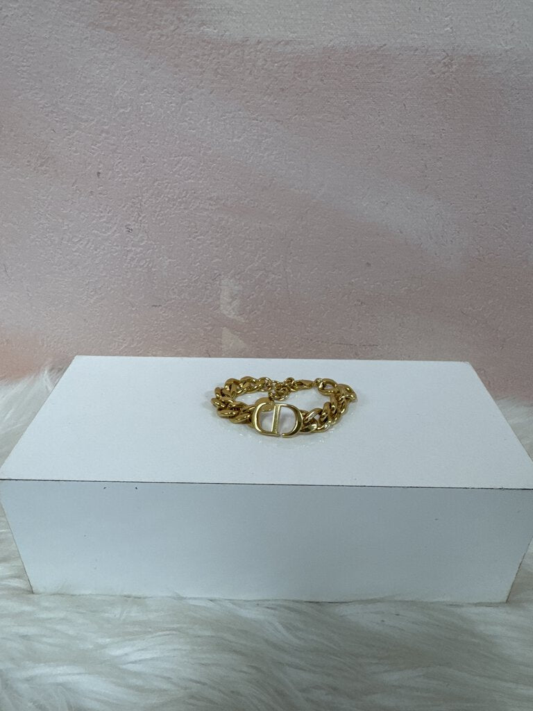 Dior Gold ID Bracelet