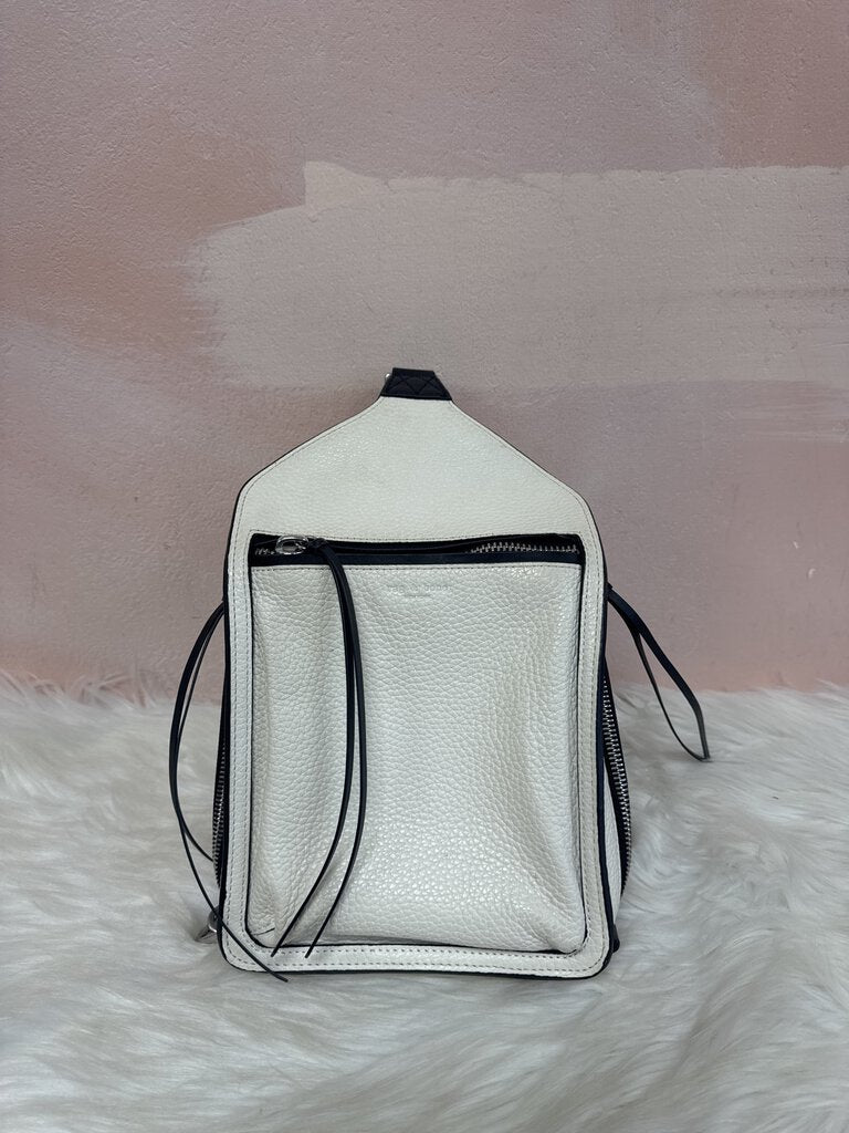 rag & bone White Leather Sling Pack