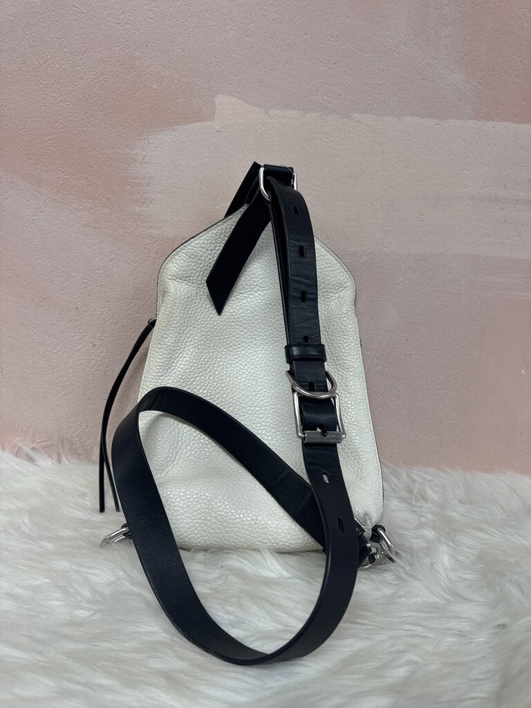 rag & bone White Leather Sling Pack