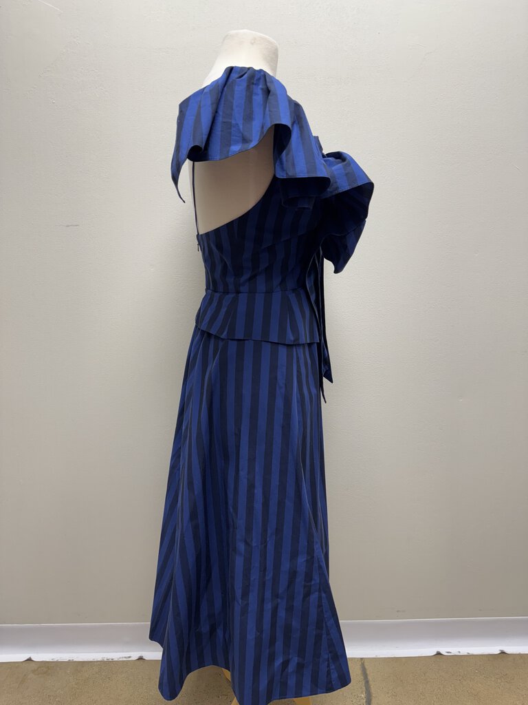 Carolina Herrera Blue Striped Sundress