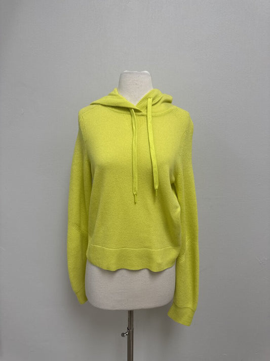 rag & bone Lime Green Cashmere Hoodie NWT