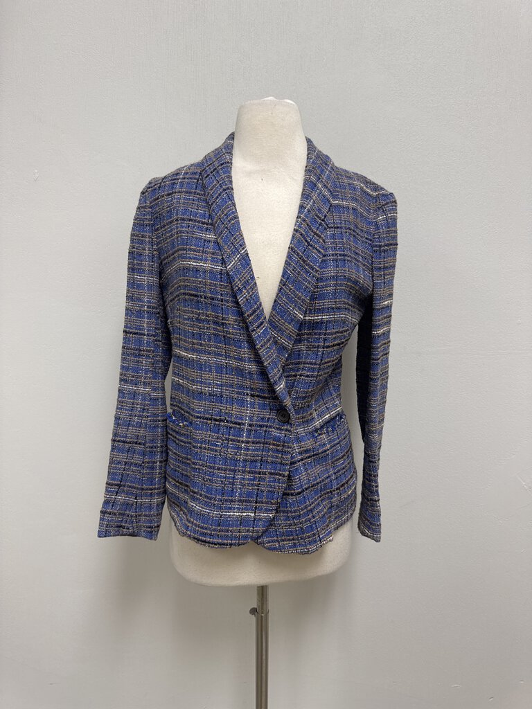 Isabel Marant Blue Tweed Blazer