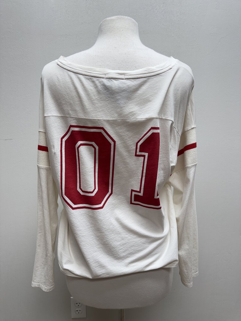 Joie Ivory Baseball Tee