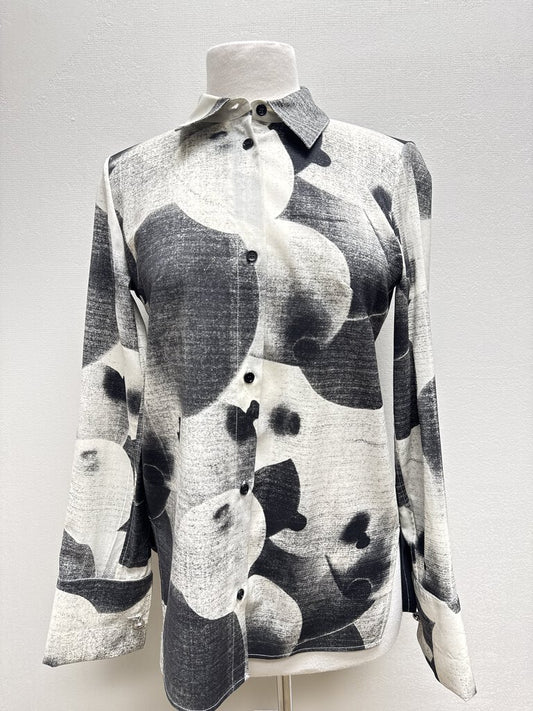 Loewe Black and White Button Up Top