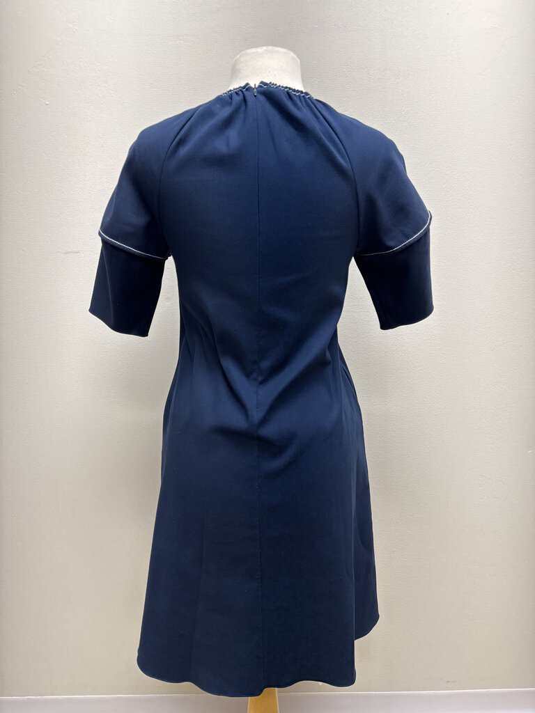 Rosetta Getty Navy Midi Dress