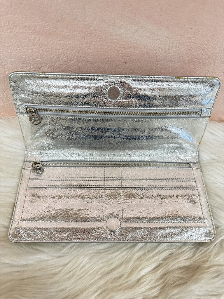 Tory Burch Silver Clutch