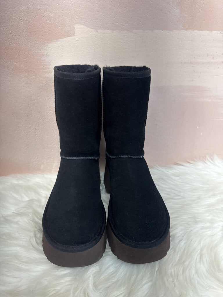 Ugg Black Shearling Platform Boot