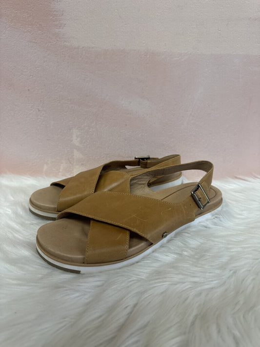 Ugg Tan Crisscross Sandal