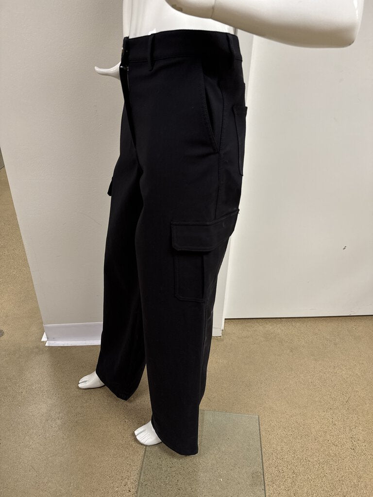 Theory Black Twill Cargo Pant NWT