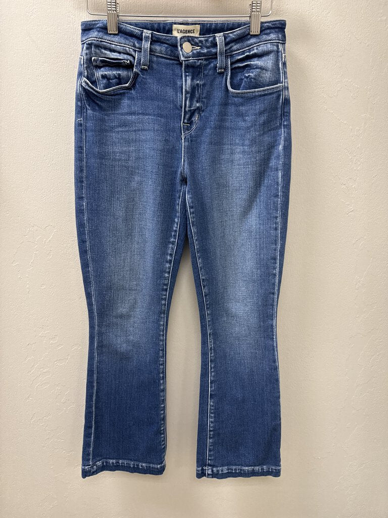 L'Agence Blue Straight Leg Jean