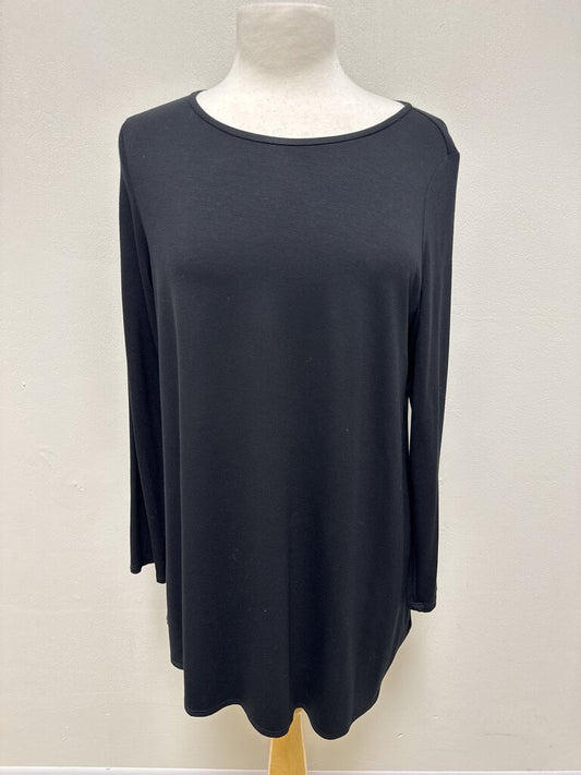 Eileen Fisher Black Long Sleeve Tunic