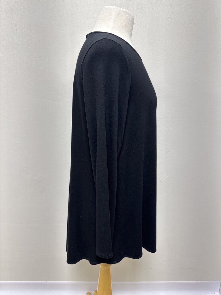 Eileen Fisher Black Long Sleeve Tunic