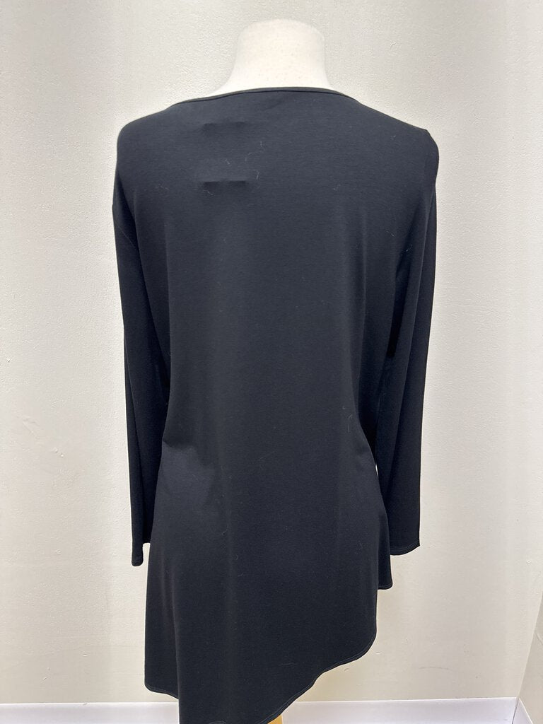 Eileen Fisher Black Long Sleeve Tunic