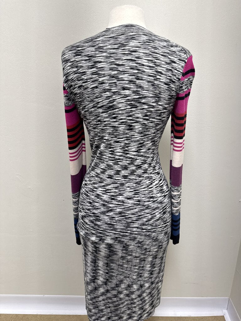 Trina Turk Black and White Knit Dress