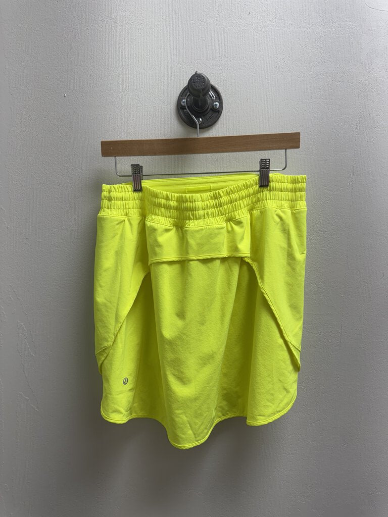 Lululemon Neon Yellow Skirt