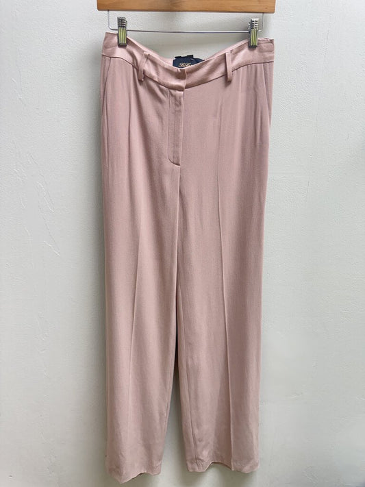 Les Copains Dusty Rose Satin Trouser