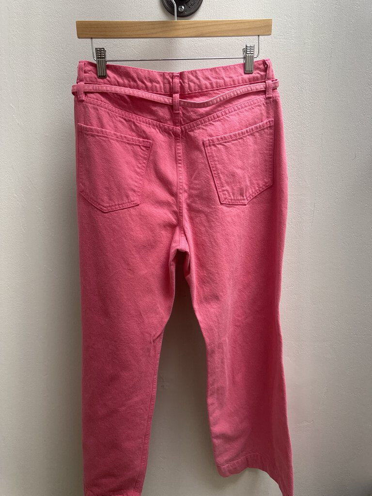 Frame Pink Straight Leg Jean