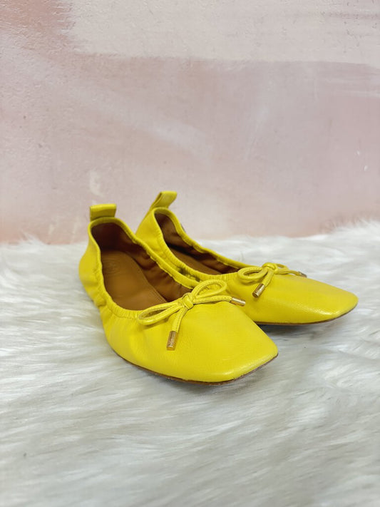 Tory Burch Yellow Ballet Flat