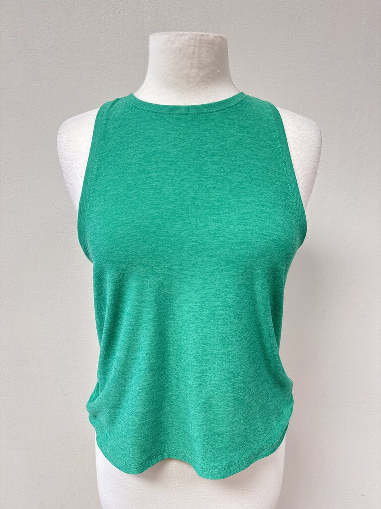 Beyond Yoga Green Marled Muscle Tank