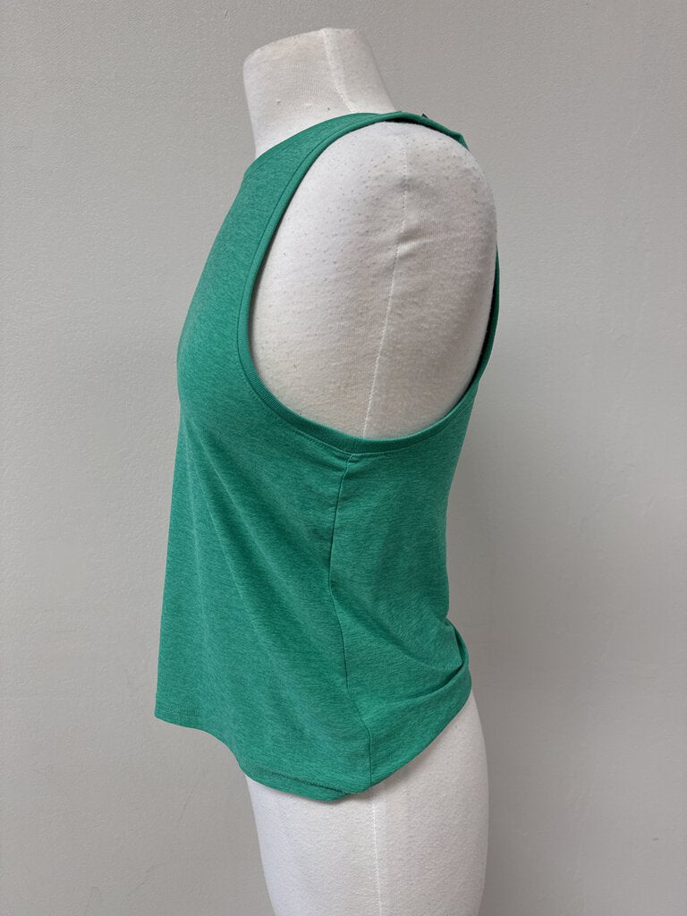 Beyond Yoga Green Marled Muscle Tank