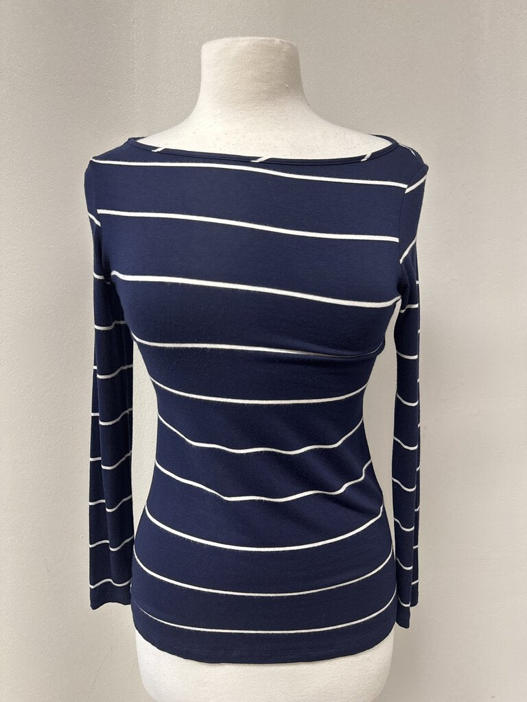 Amour Vert Blue Striped Tee