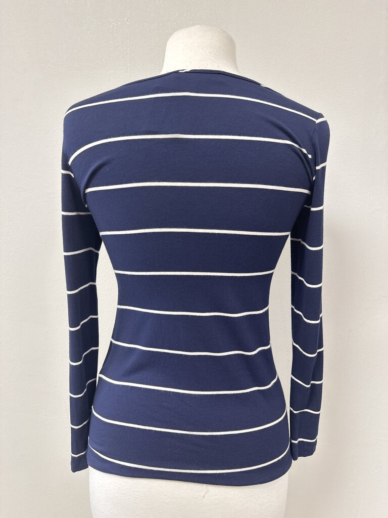 Amour Vert Blue Striped Tee