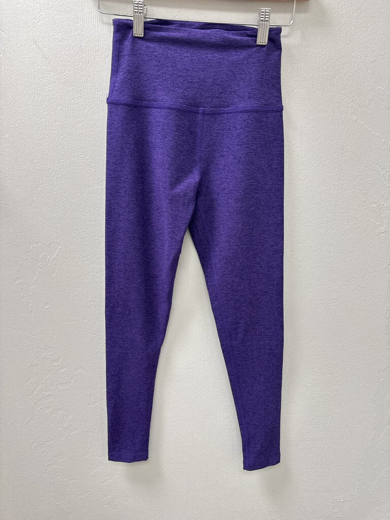 Beyond Yoga Purple Marled Legging