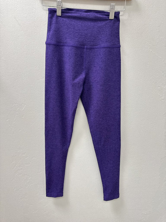 Beyond Yoga Purple Marled Legging