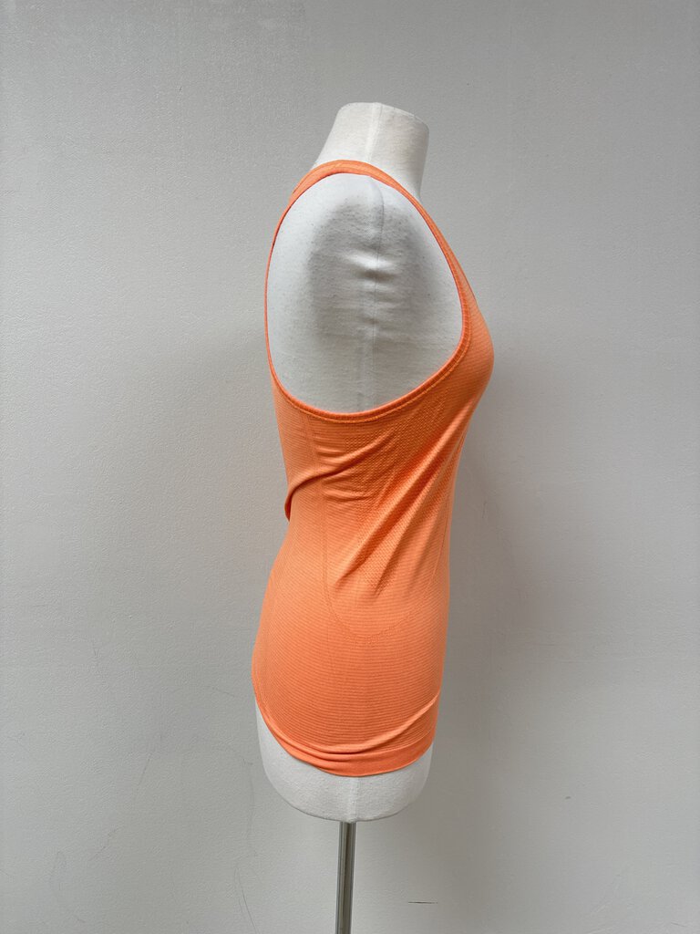 Lululemon Orange Logo Tank Top