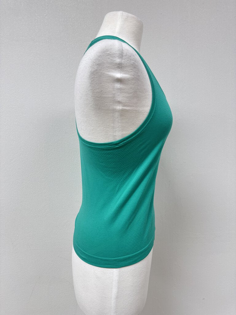 Lululemon Green Logo Tank Top