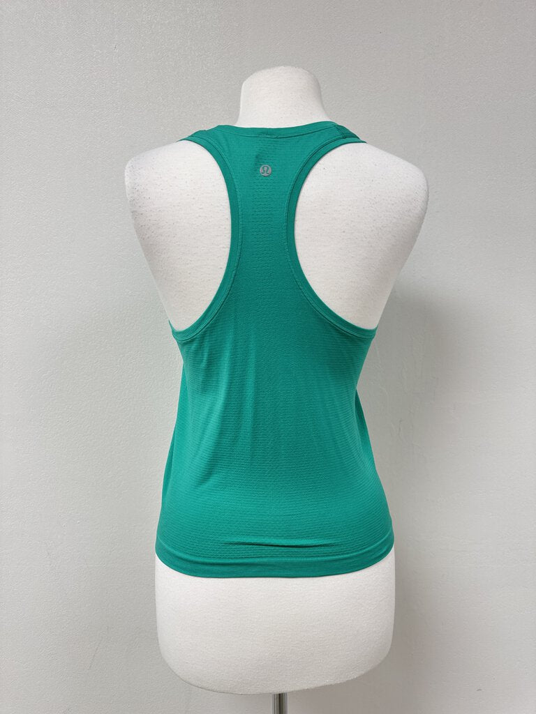 Lululemon Green Logo Tank Top