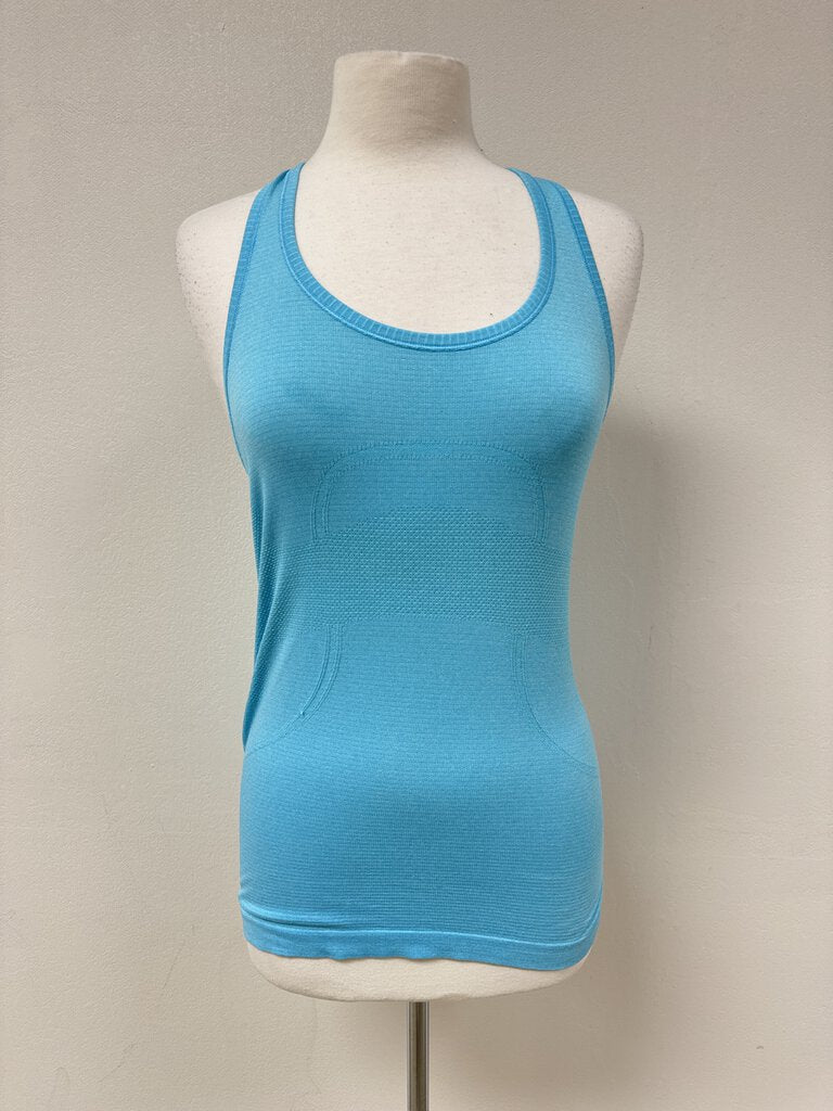 Lululemon Blue Logo Tank Top